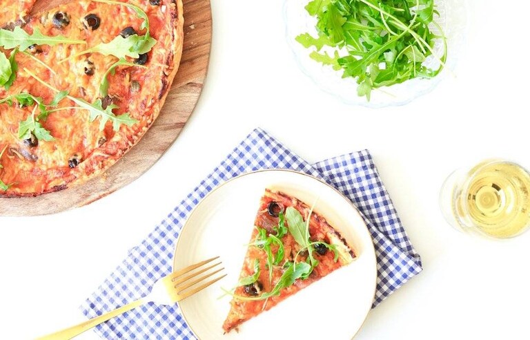 Plaatpizza Napolitana