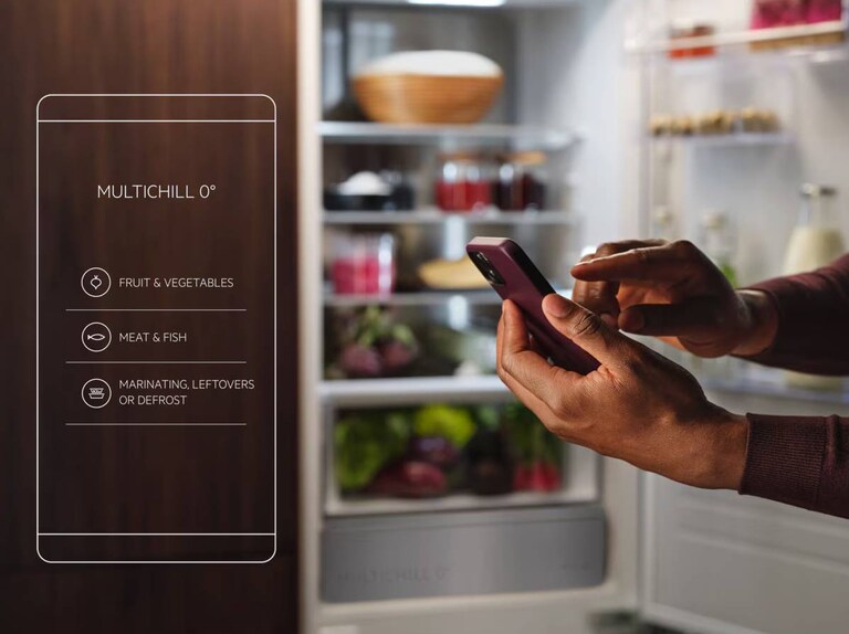 Koelkast open met een app bedienen