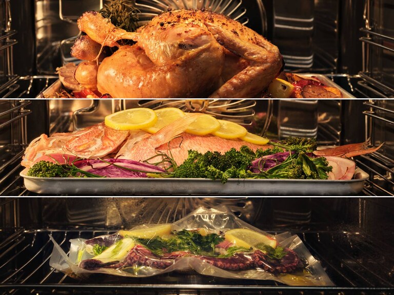 Gerecht in de oven met stoom