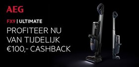 AEG FX9 € 100,- cashback