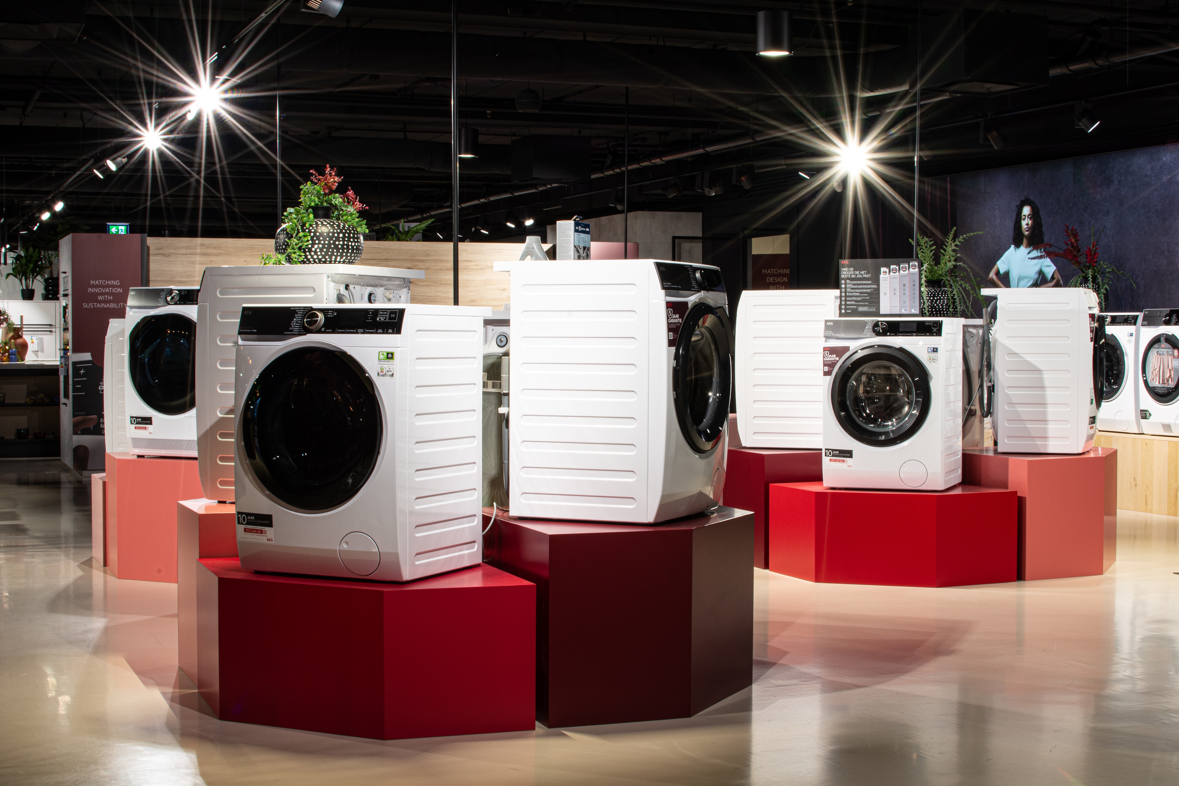 Showroom AEG - Wasmachines en droogkasten